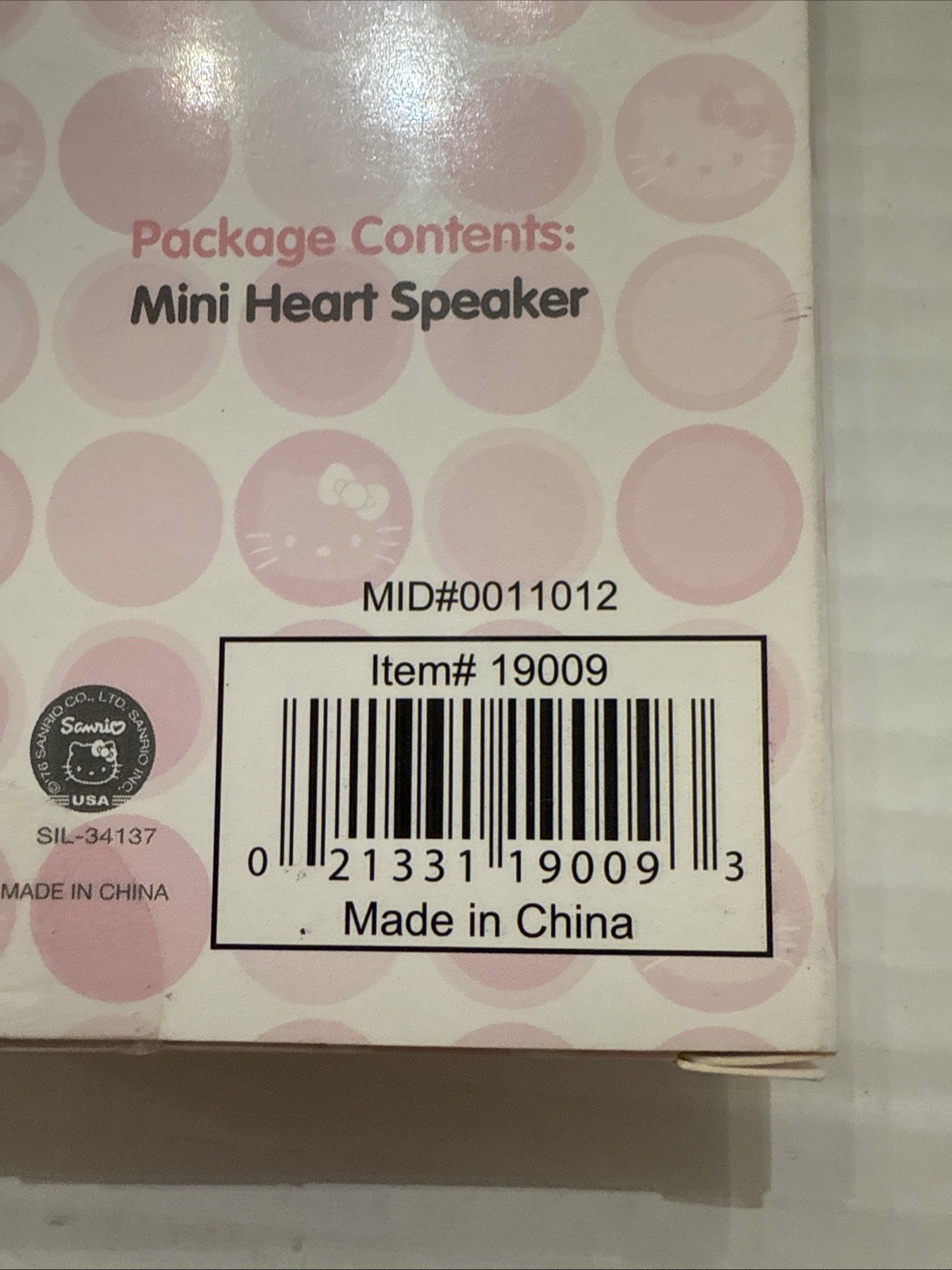 Hello Kitty Mini Heart Speaker