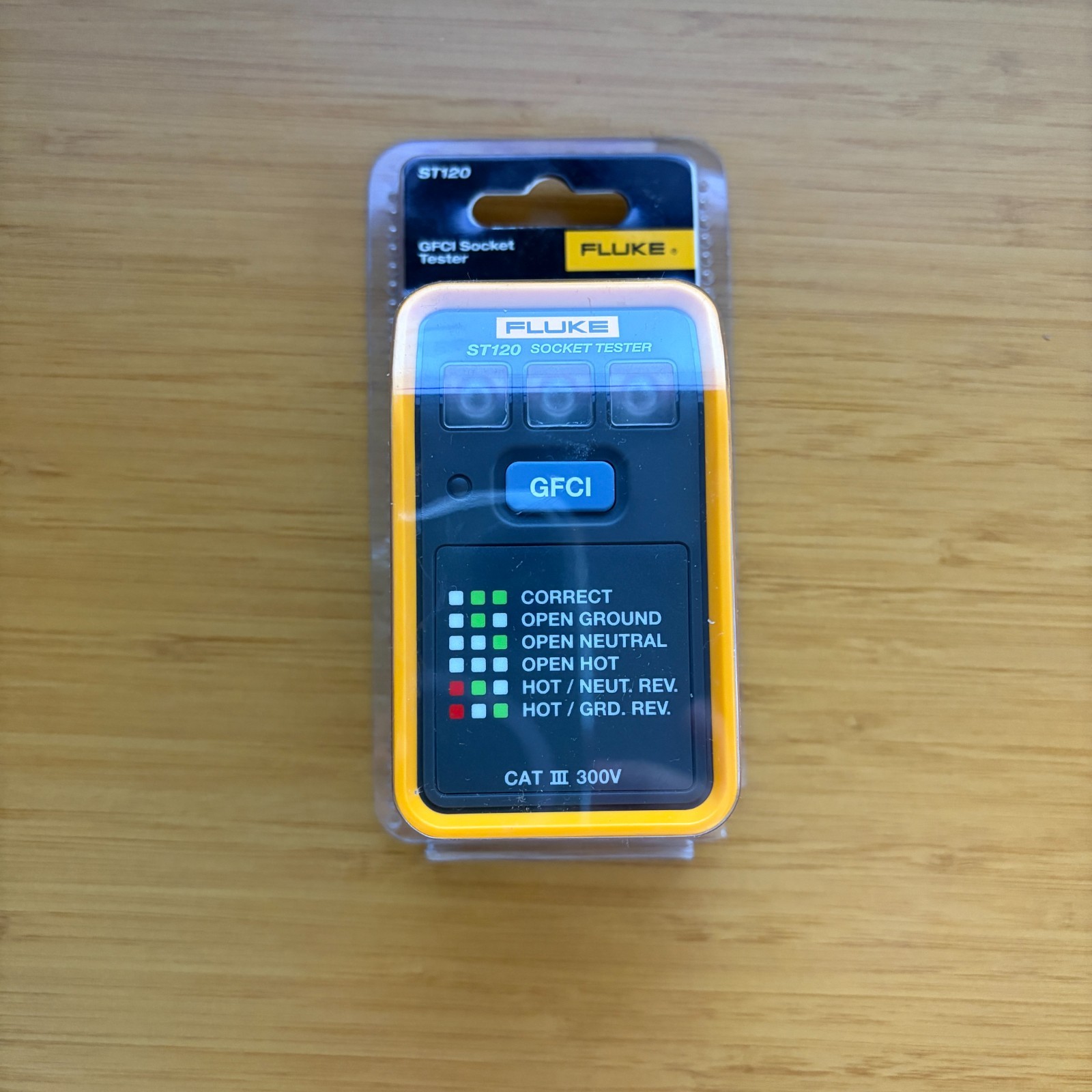 Fluke ST120 GFCI Socket Tester Without Beeper