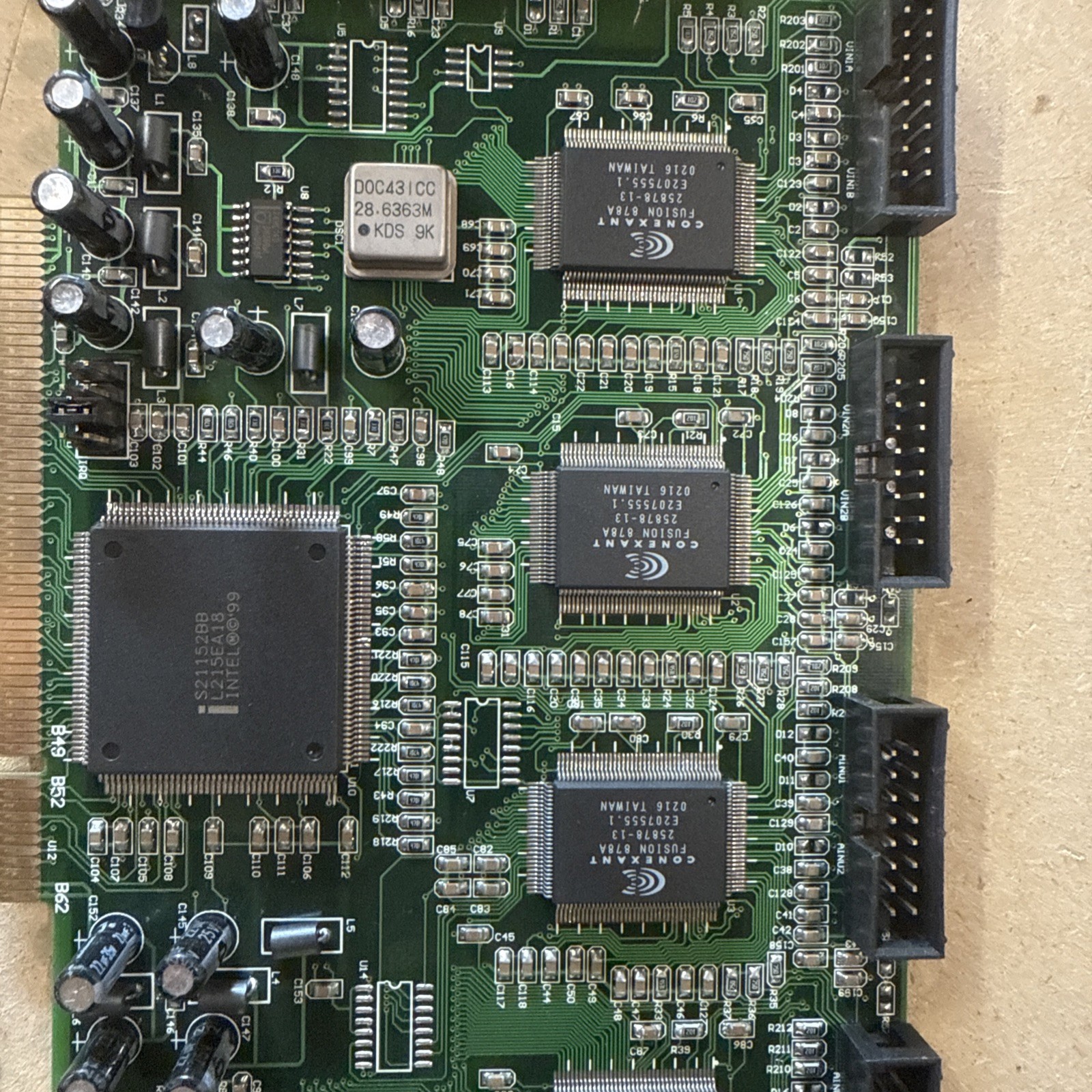16-Channel PCI DVR Capture Card BNC Inputs