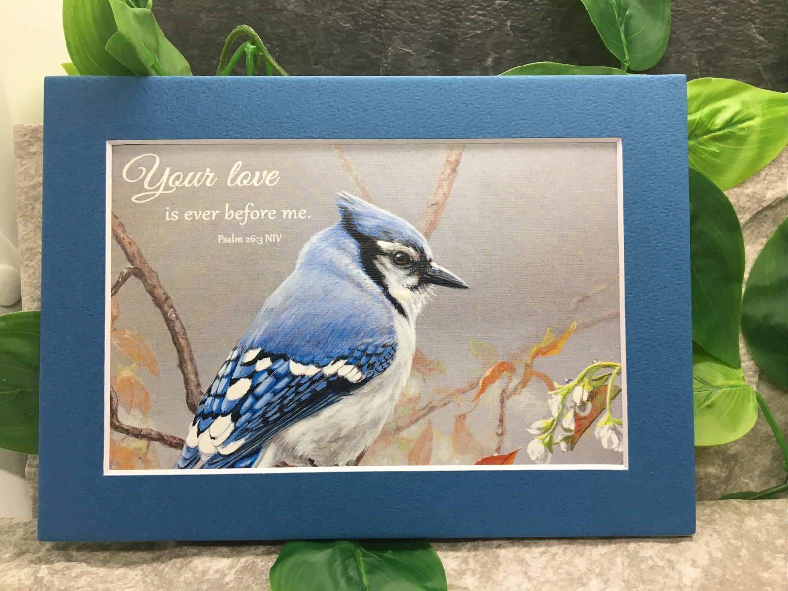 New Handmade 5x7 (Matted ) Scripture Inspirational Quote Songbirds Free Ship 457