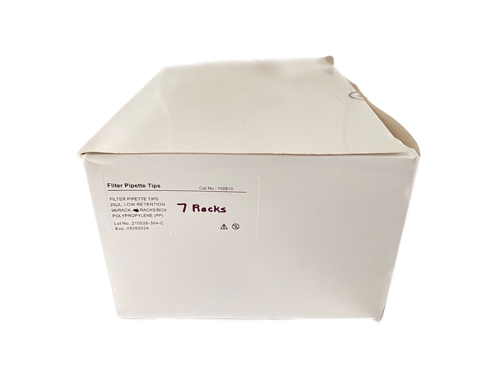 (672) GLOBE 20uL PP Low Retention Filter Pipet Tips 7x 96/Rack 150910