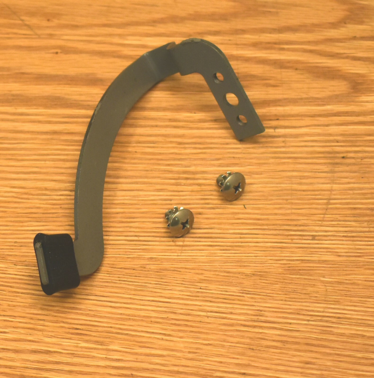 1955 56 CHEVY GLOVE BOX DOOR SUPPORT ARM with RUBBER STOP & HARDWARE ** USA MADE