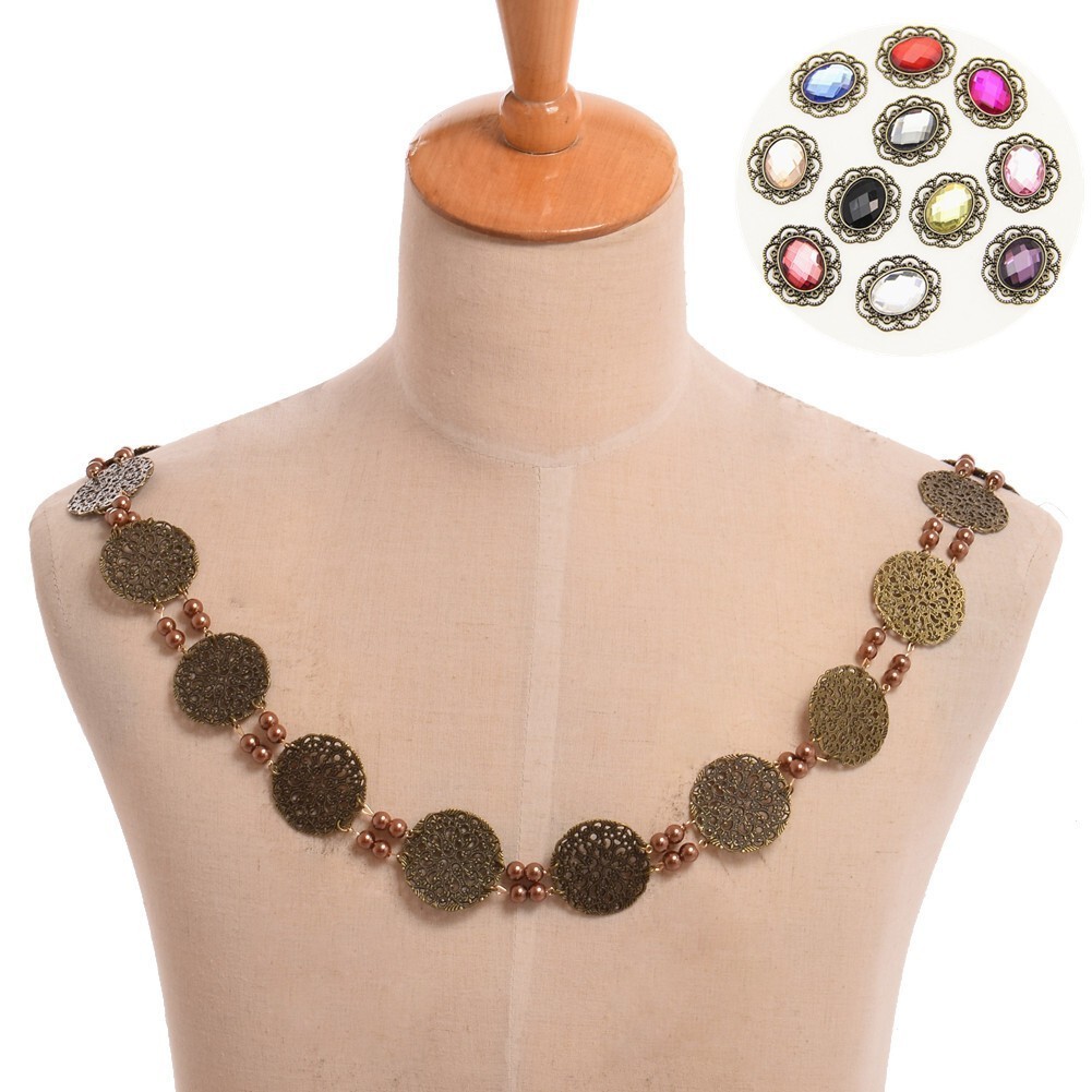 Medieval Tudor Theater Chain Livery Collar Elizabethan Reenactment Necklace