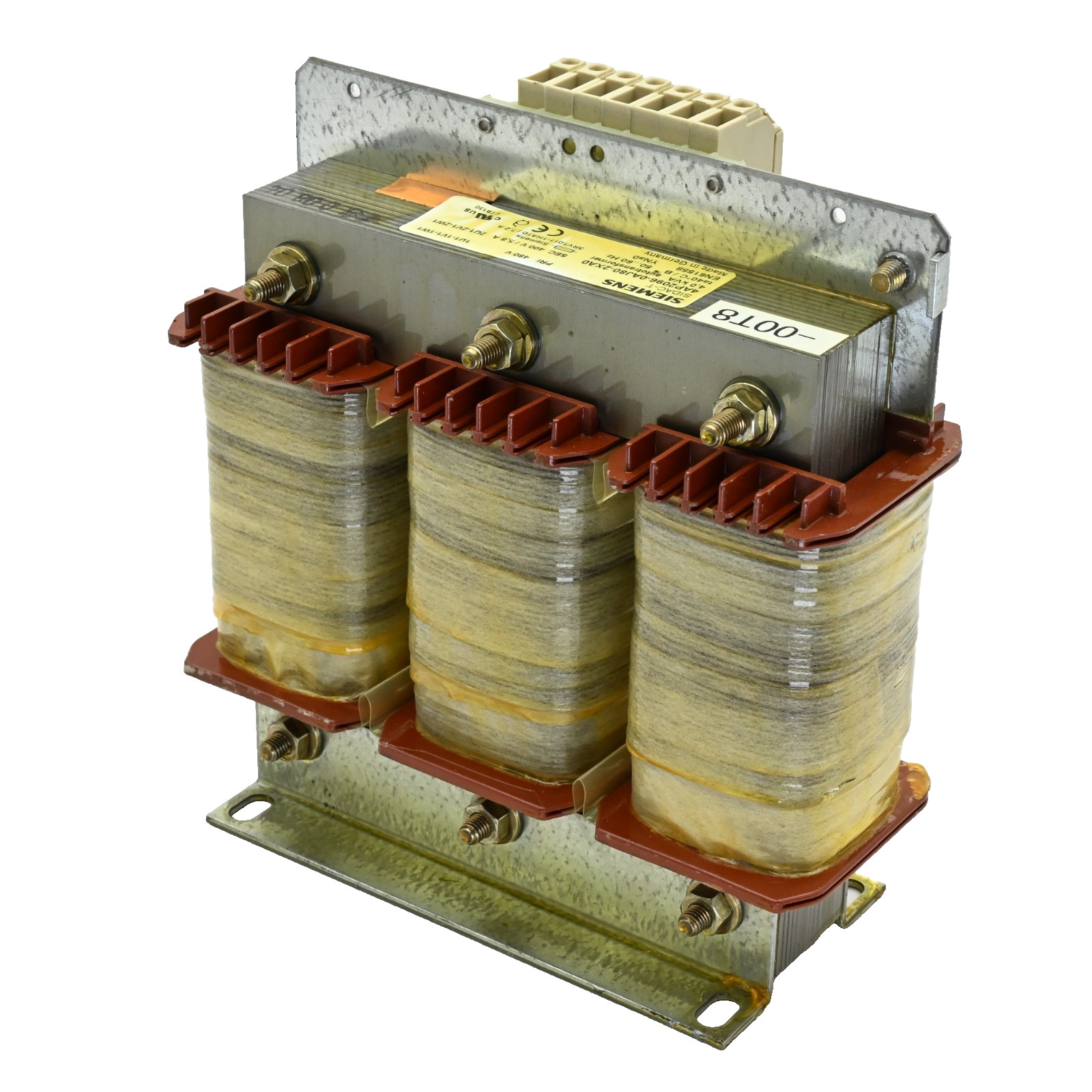 Siemens 4AP2096-0AJ80-2XA0 SIDAC-T Autotransformer 480V 4.0 kVA 50...60Hz