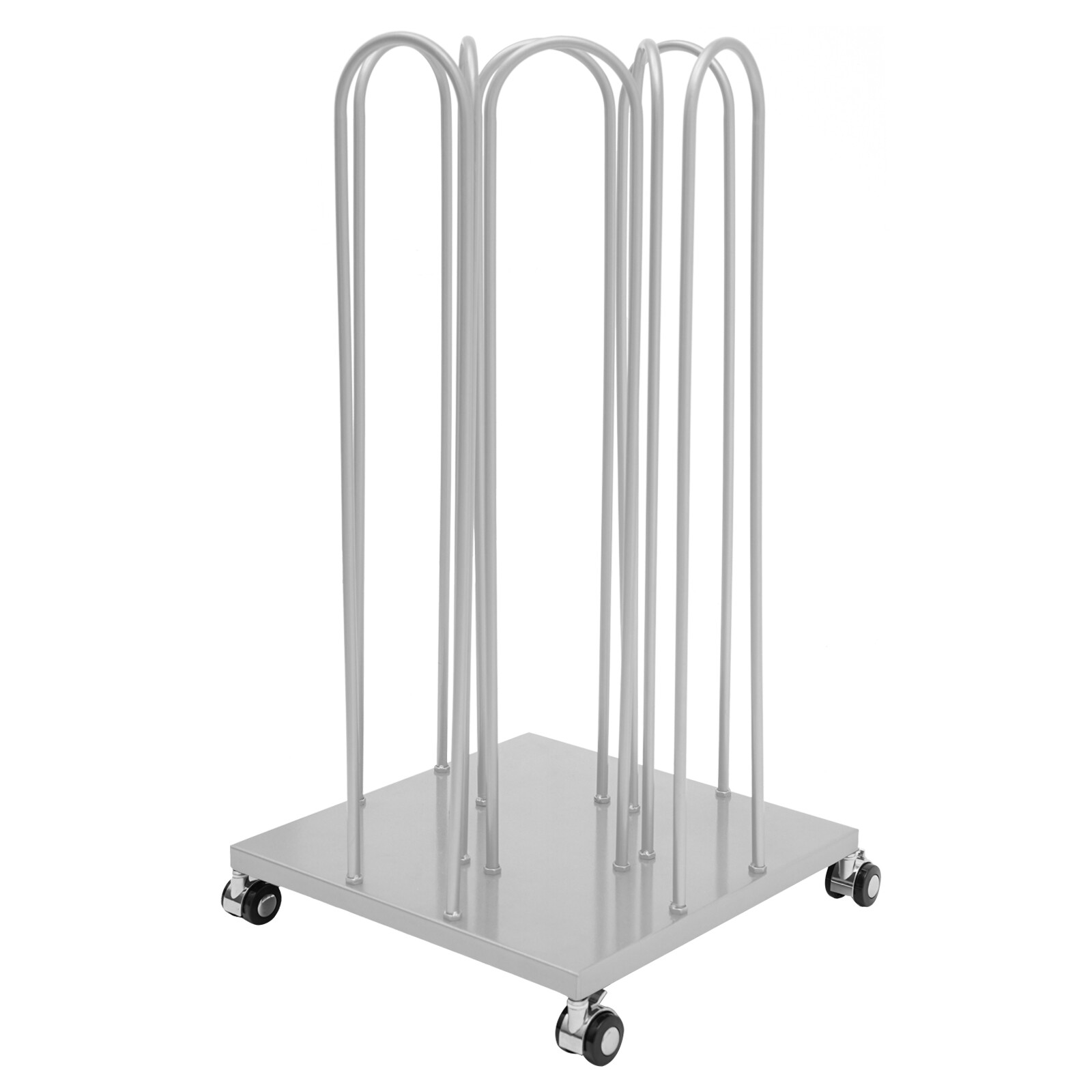 Hanger Storage Rack 4-in-1 Hanger Bracket With Rotating Casters Hanger Organizer