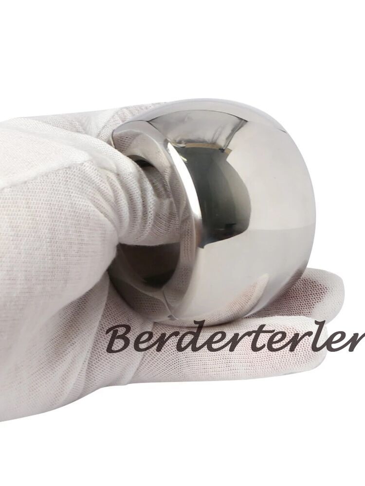 Magnetic Ball Stretcher Scrotum Penis Rings Weight Heavy Duty Stainless Steel