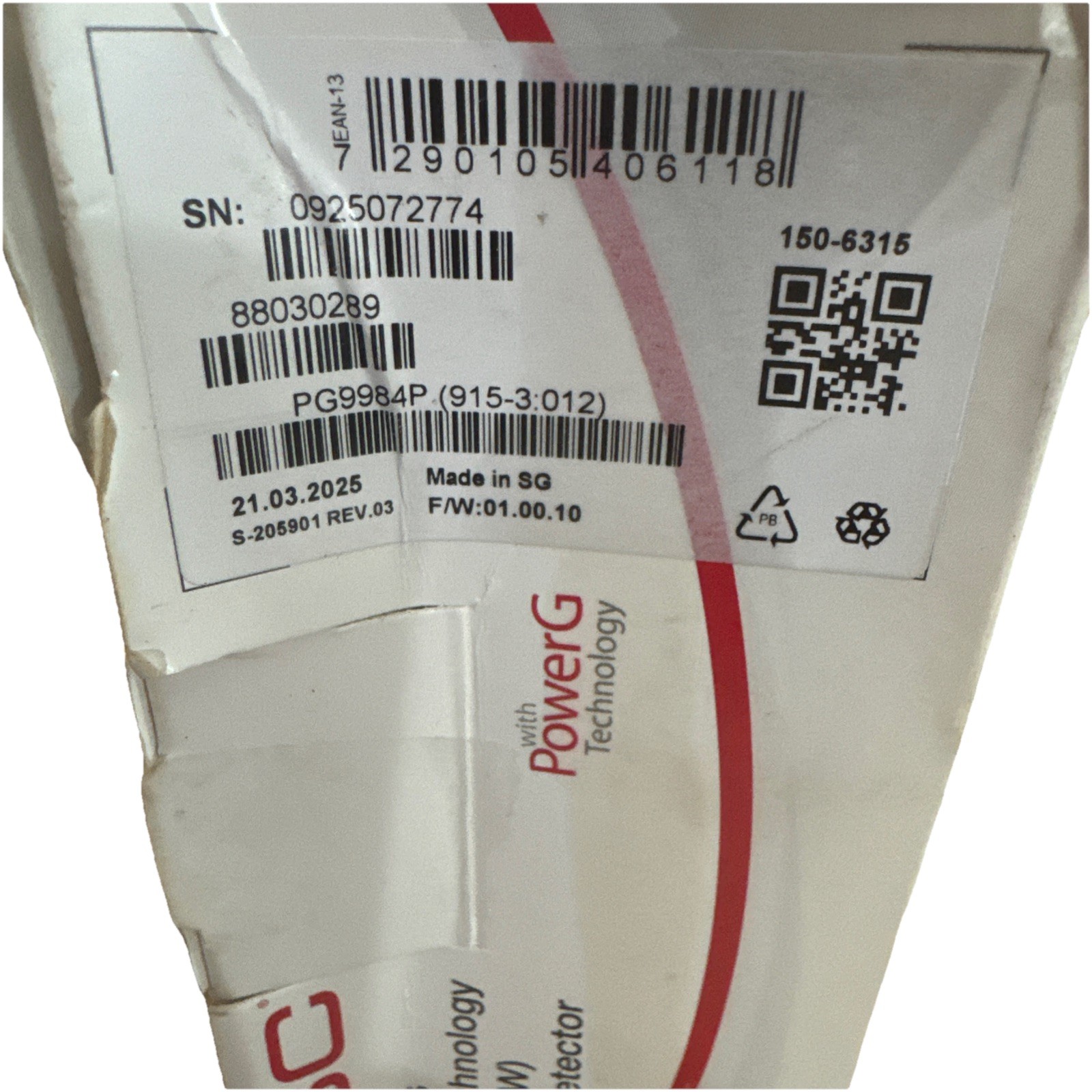 DSC PG9984P PowerG Wireless Dual Technology PIR Motion Detector Complete New E43