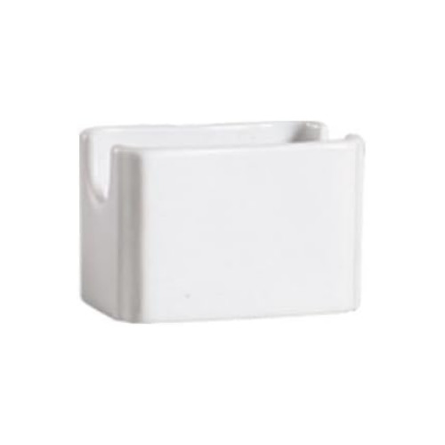 3.25 Inches Bone White Porcelain Sugar Packet Holder Organizer Caddy 36 Pcs