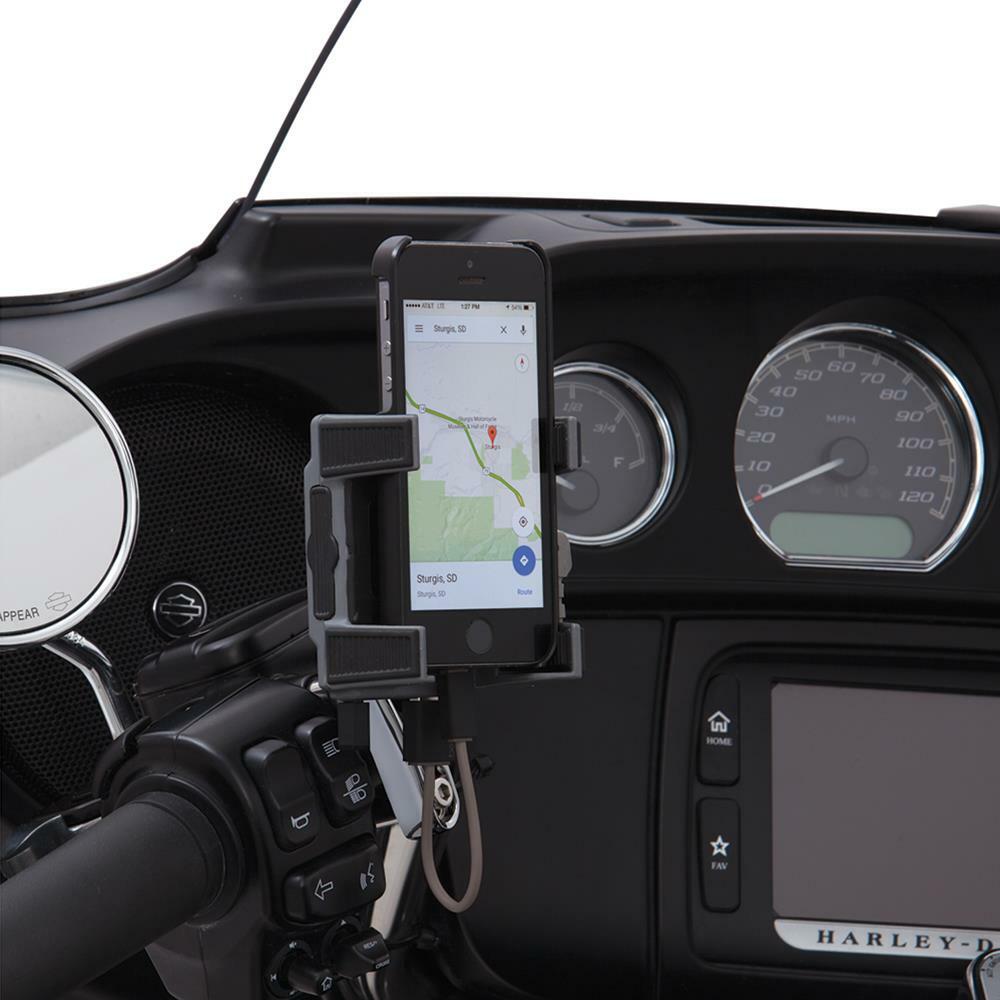 Ciro - 50210 - Smartphone Holder w/ Charger with Brake/Clutch Perch Mount,...