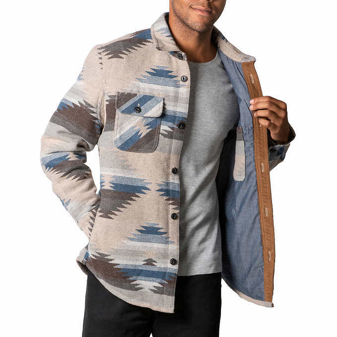 Jachs Men’s Patterned Shirt Jacket XXL 3XL