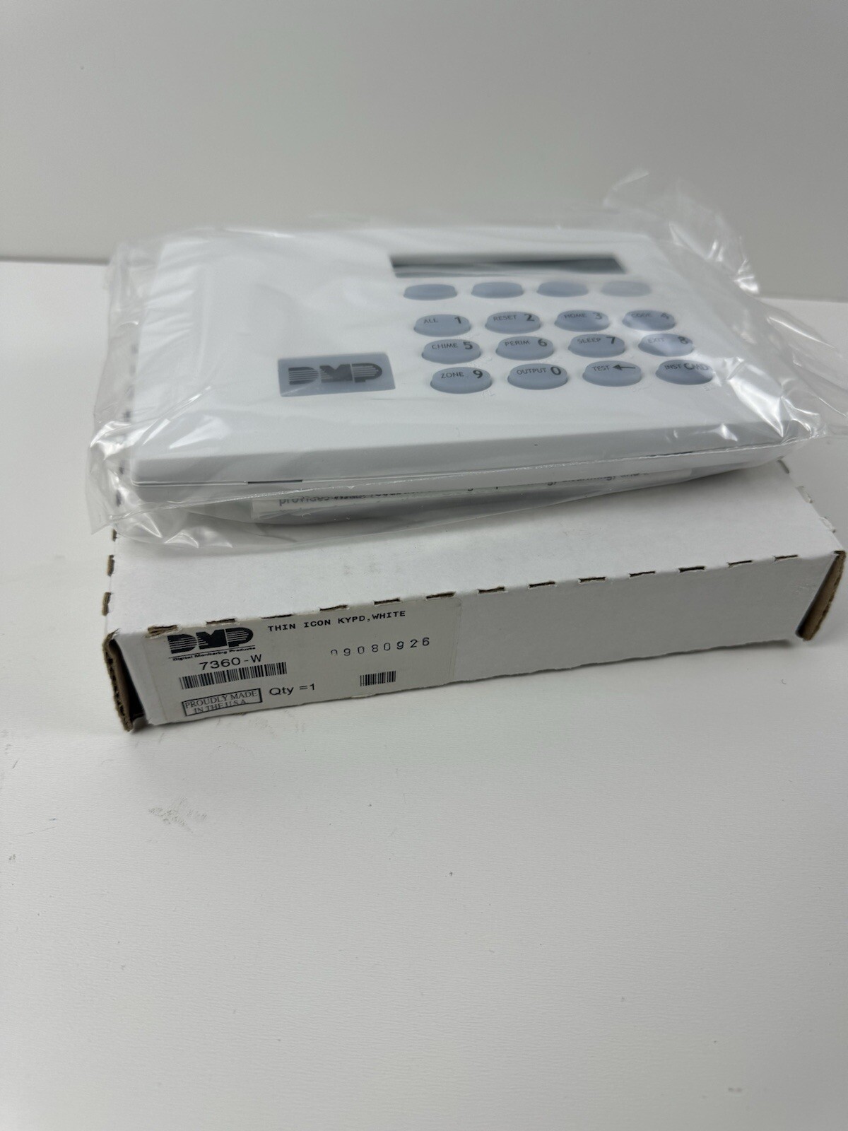 Dmp 7360-w Thinline Icon Keypad White Processor Panel
