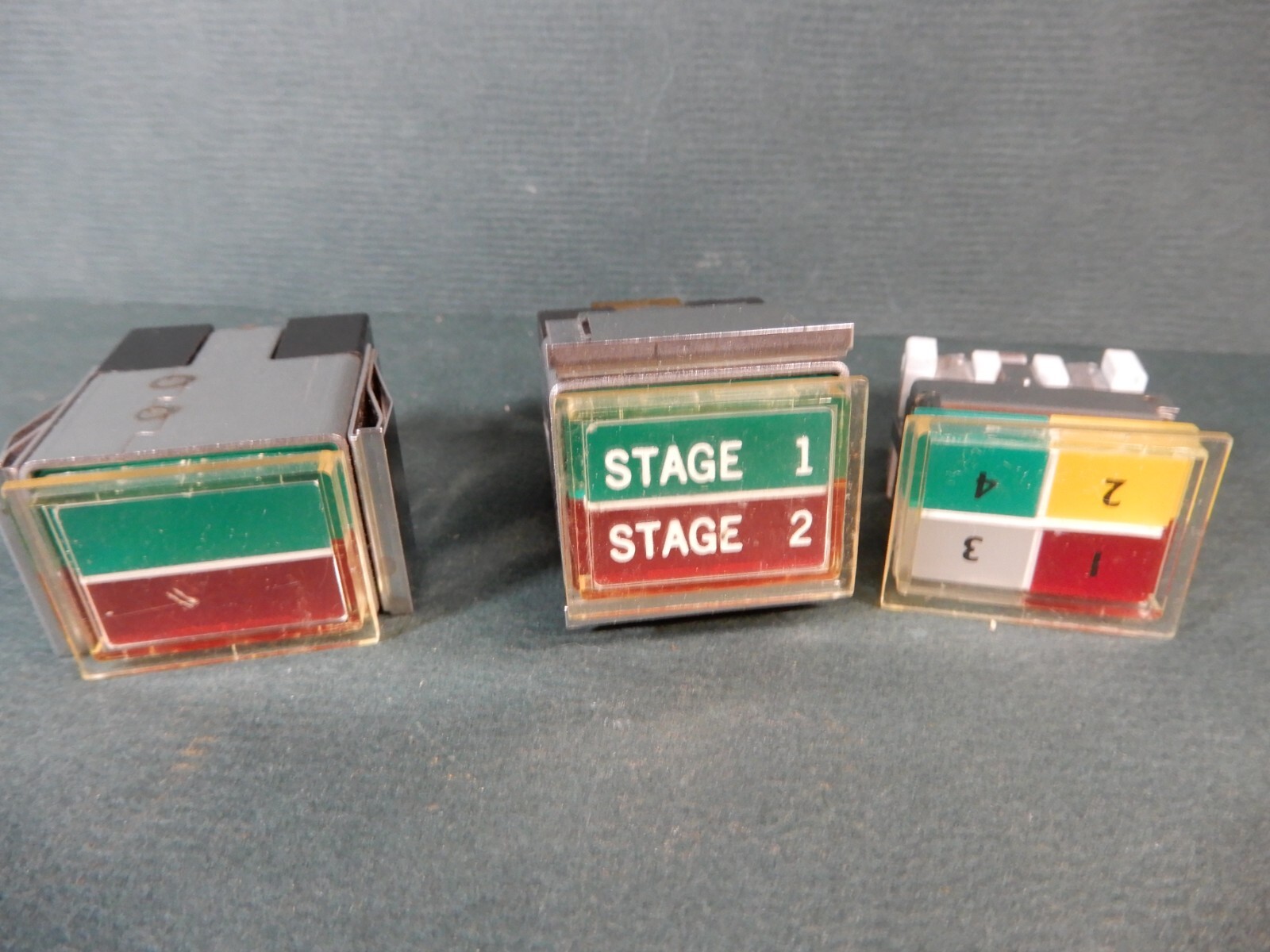 Honeywell Micro Switch "Series 2" Pushbutton Switch Housings Shown Used