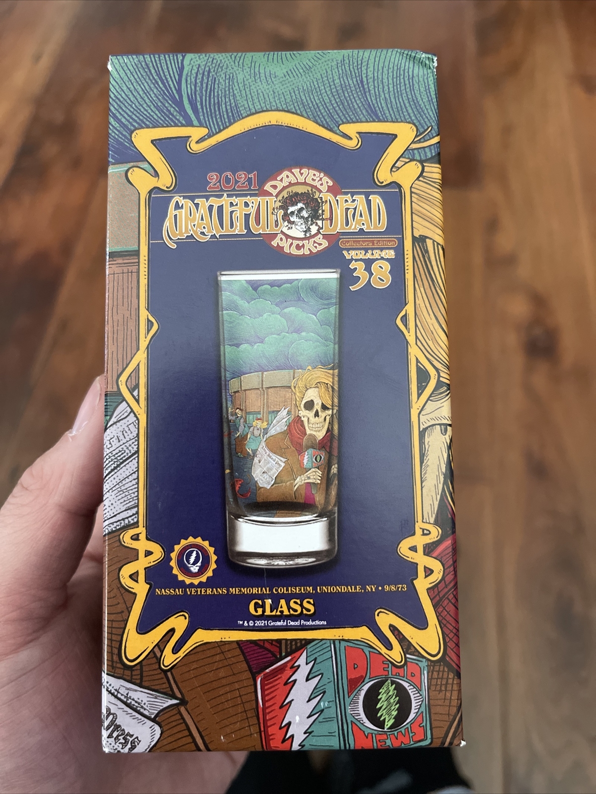 Dave’s Pick 38 Collectible Series Beverage Glass # 2 LE 1000 Grateful Dead 1973