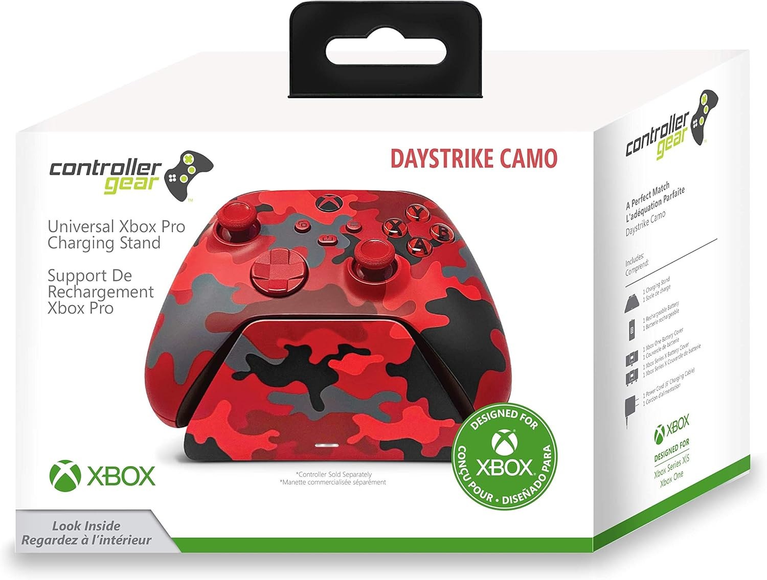 Controller Gear Daystrike Camo Universal Xbox Pro Controller Quick Charge Stand