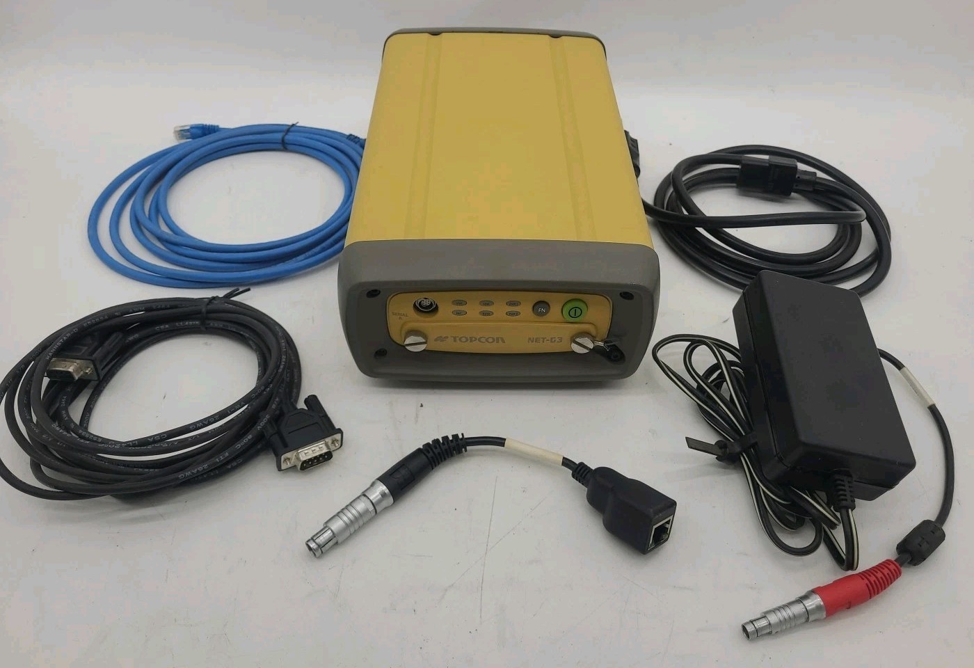 Topcon Net-G3 Network GNSS Receiver With Power Supply And Ethernet Cable!