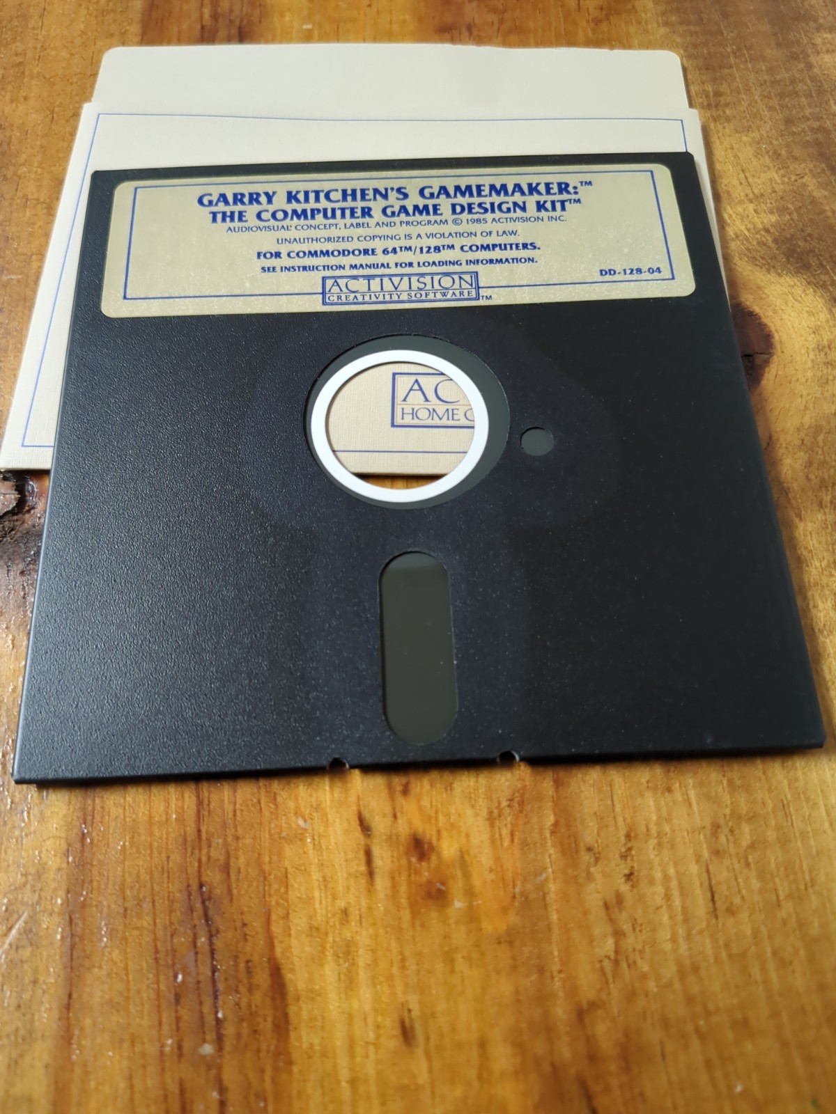 Garry Kitchen's Gamemaker Commodore 64/128 -Activision Untested 1985