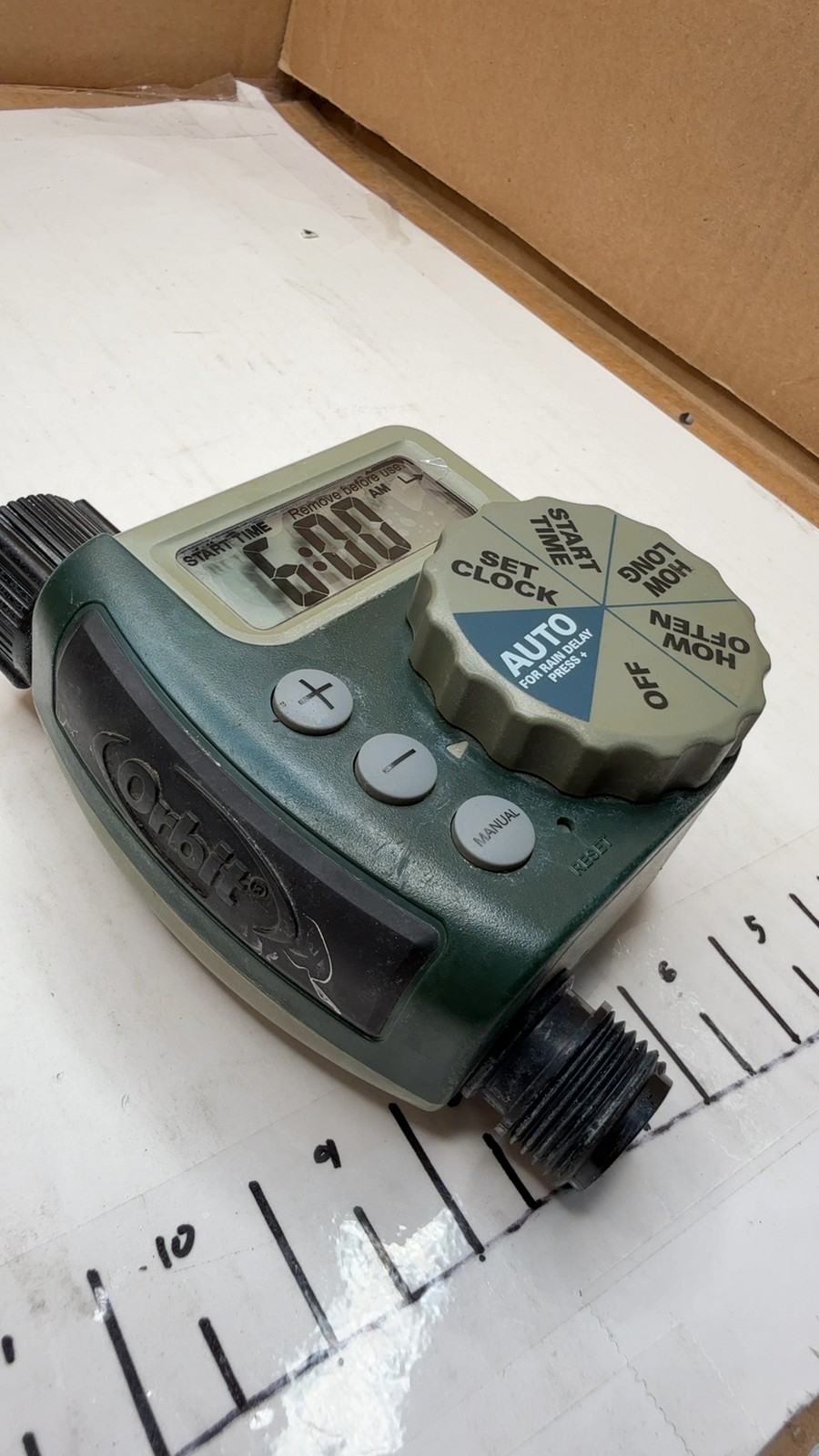 Orbit Programmable Digital Hose Watering Timer - 1 Outlet - Battery Powered USED
