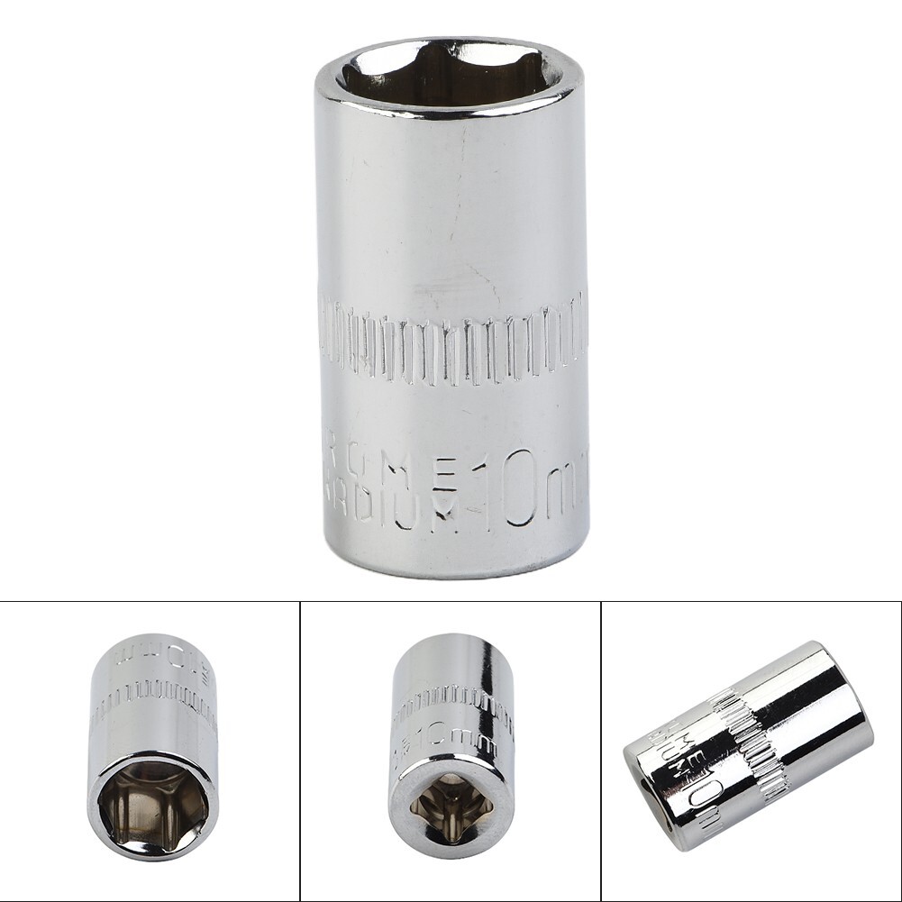 Multi Purpose 1/4 Inch Drive 10mm Socket Set for General Repairs 4 Pcs