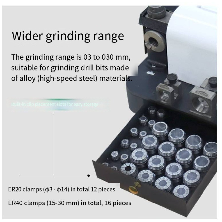 Automatic Drill Grinding Machine High-Precision Drill Bit Sharpening Machine110V