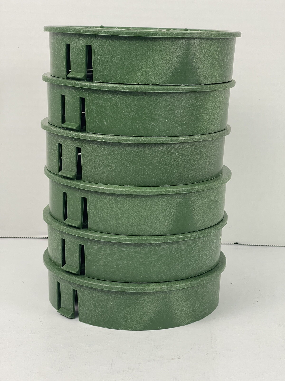 Lot Of 6 Nds Econo D109-GLT6 Valve Box Cover Grn 6", Green