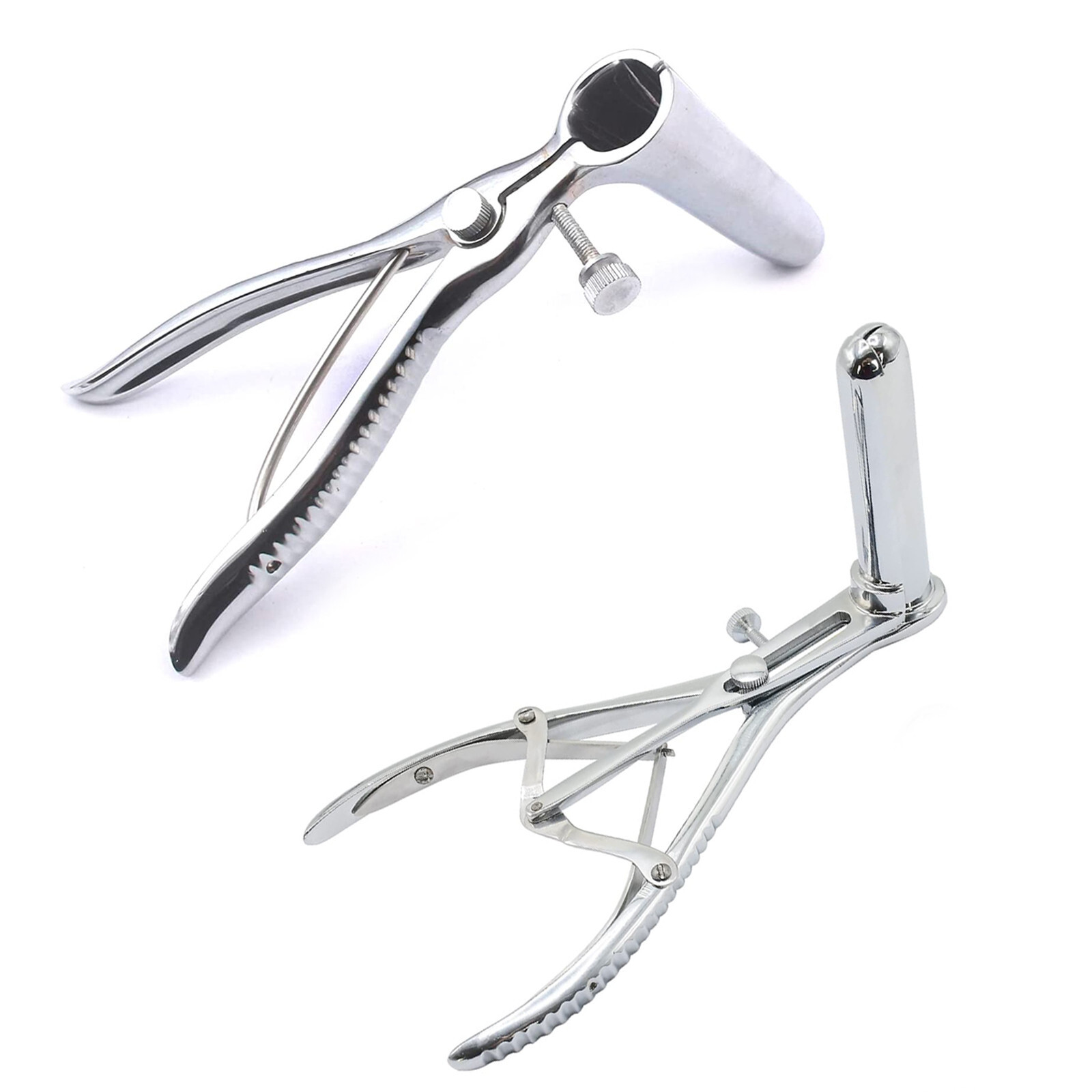 3 Prong Mathieu Anal Speculum & Sims Rectal Rectum Medical Exam Stainless Steel