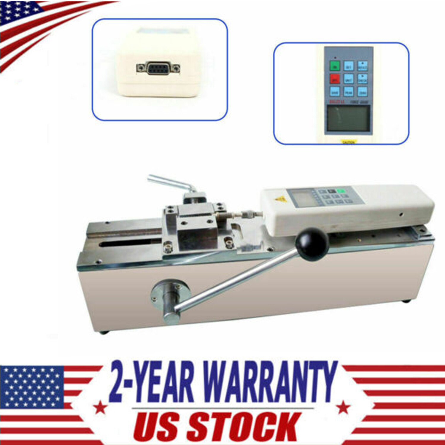 Digital Pull Force Tester HP-500N Terminal HPH Tensile Force Testing Machine US