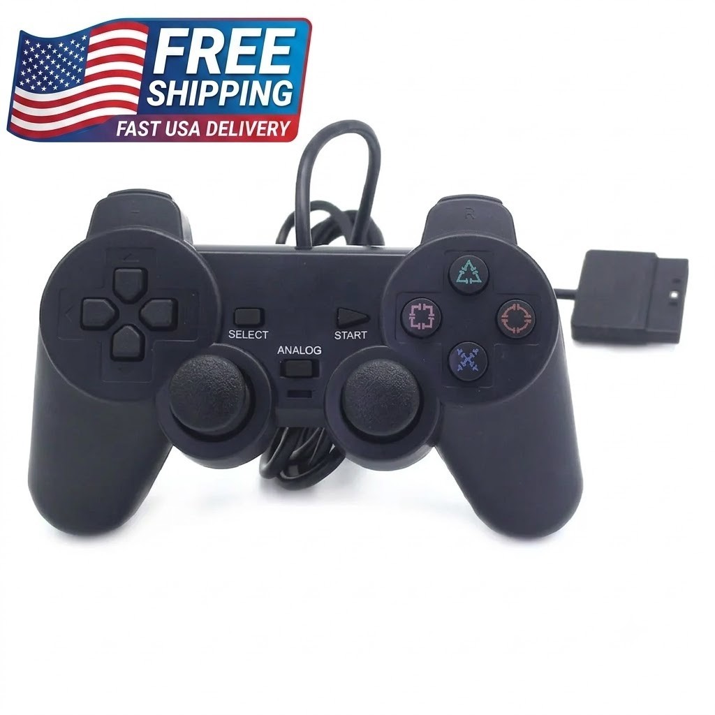 Wired gamepad For Sony PS2 Controller Game Joystick Vibration Game Controller
