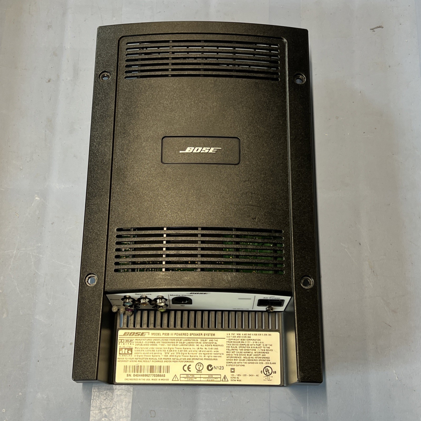 BOSE PS38 Series III Subwoofer Replacement Input Panel Main Board Lifestyle OEM