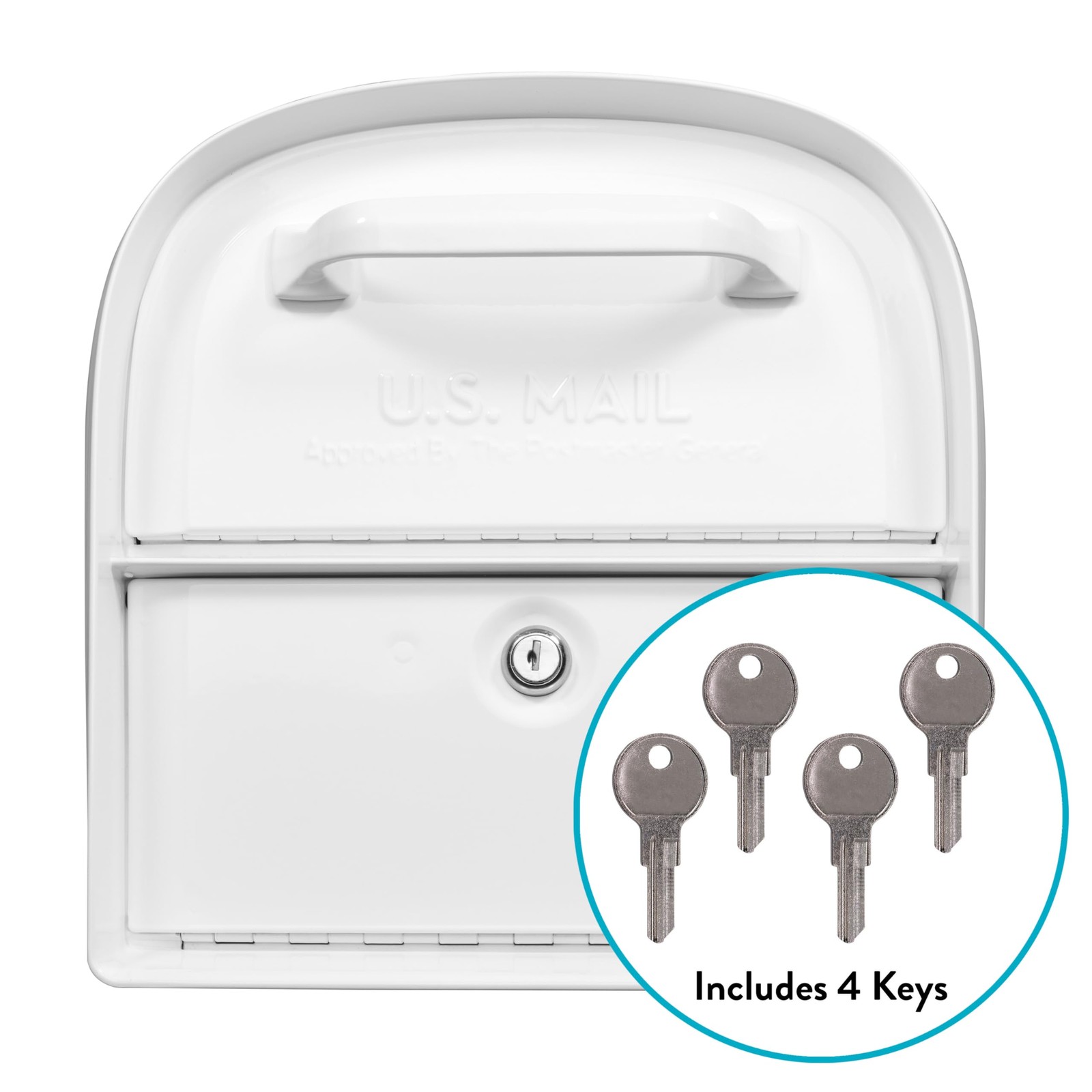 6300W-10 Oasis 360 Mailbox, White