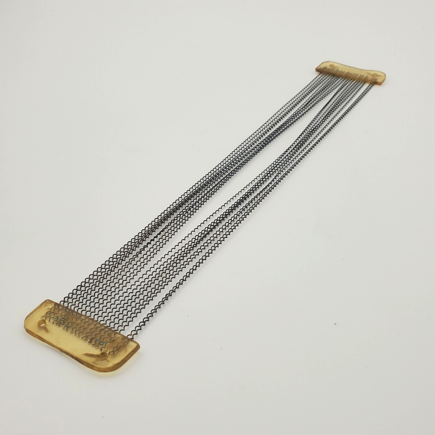 Ludwig 14" Vintage 20 (19) Strand Snare Wires, PAT. 2517124, 1960's/70's - Amber