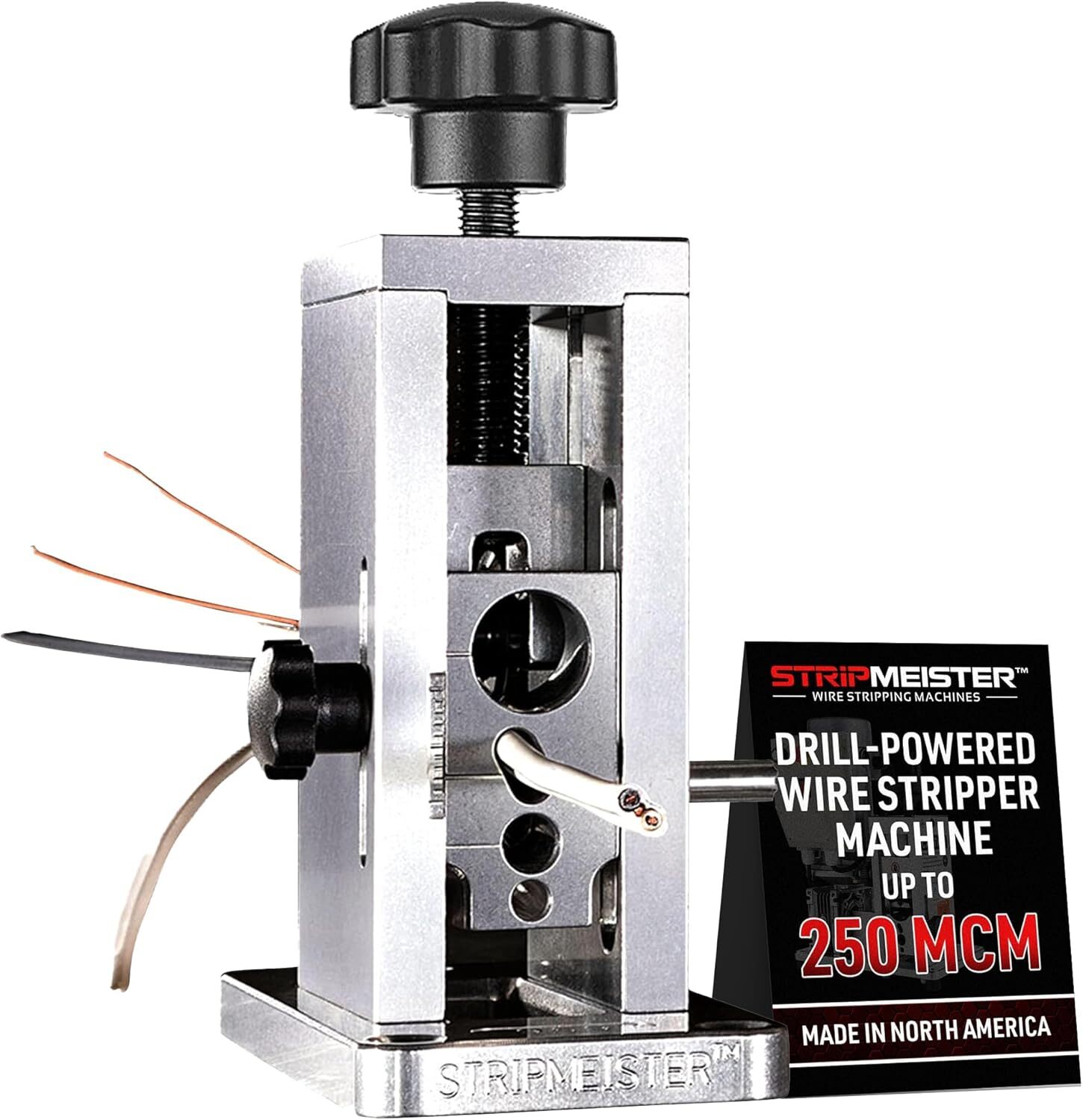 Original Drill-Powered Wire Stripper Machine - Manual Wire Stripping Made Easy,