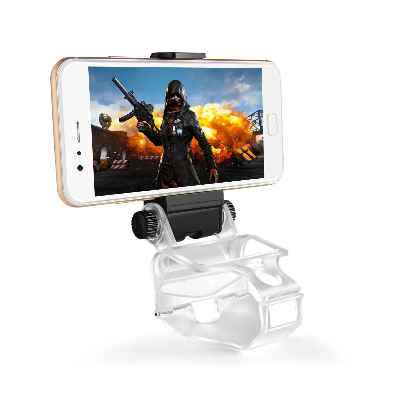 Adjustable Smart Phone Clip Holder Clamp Mount Stand for PS4 Controller Joystick