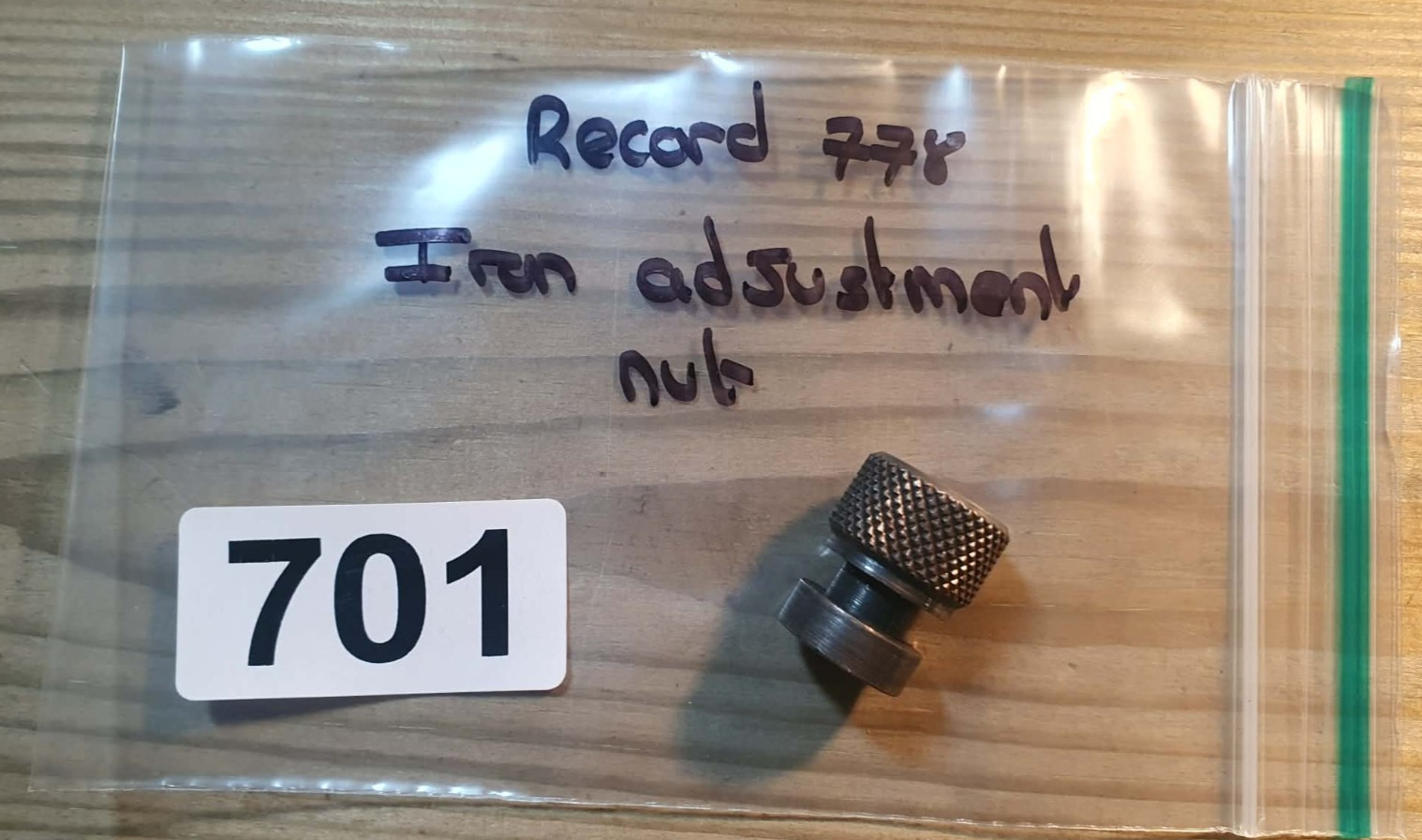 Vintage Record 778 Rebate Plane Iron Adjusting Nut Woodworking Tools Carpentry