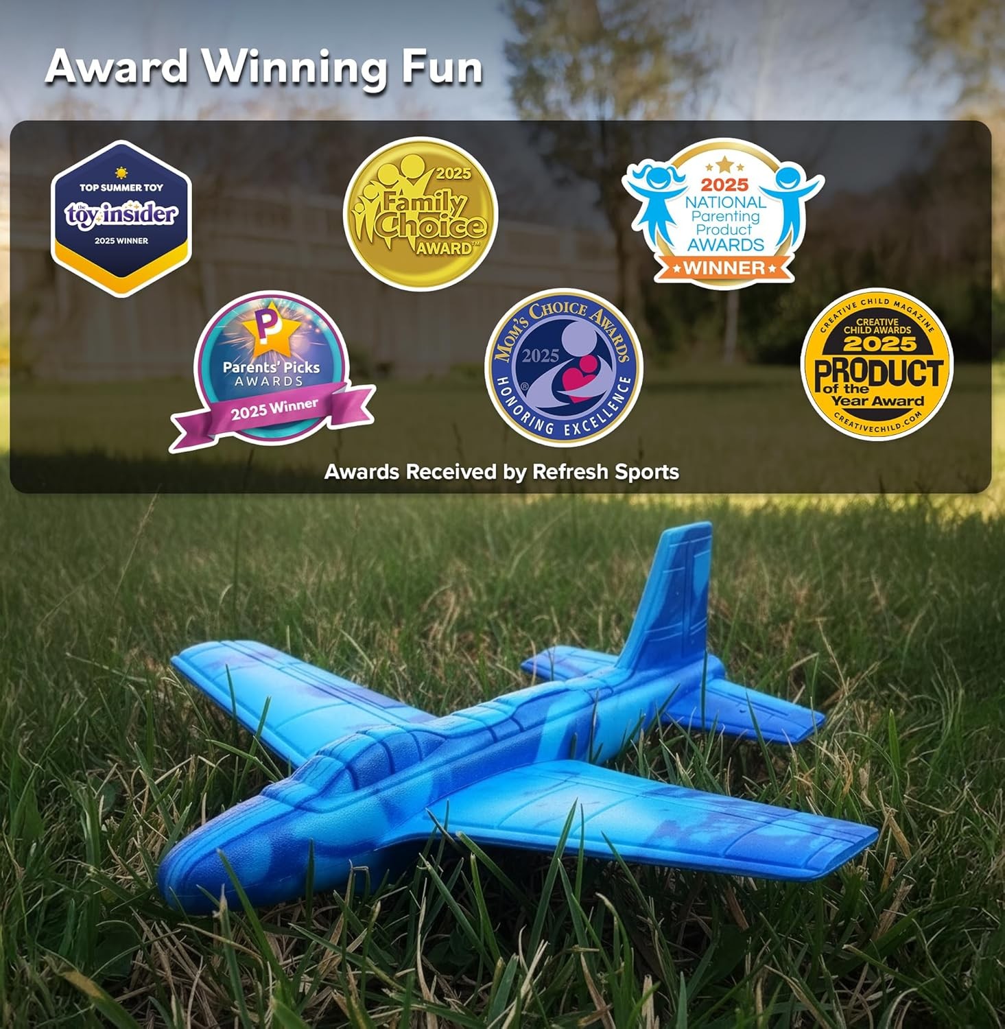 Airplane Toy Foam Airplanes for Kids - Best Stocking Stuffers for Boys & Girls -