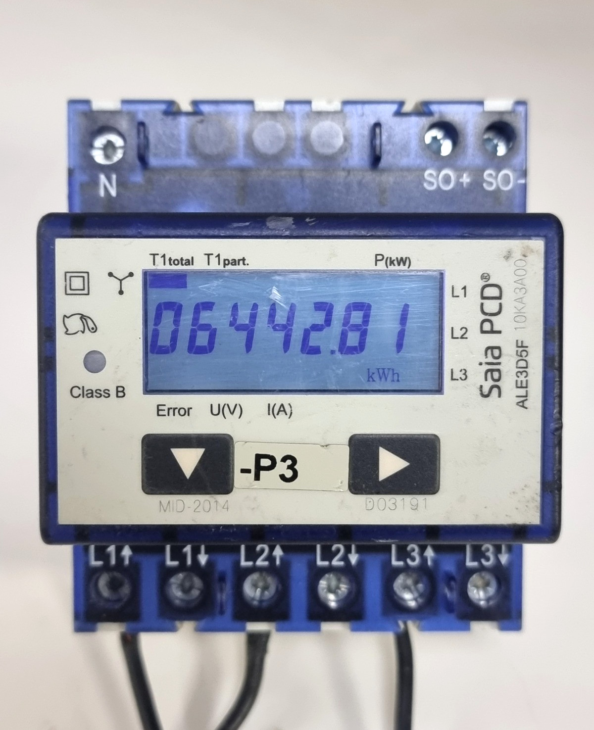 SBC ALE3D5F10KA3A00 3-Phase Energy Meter