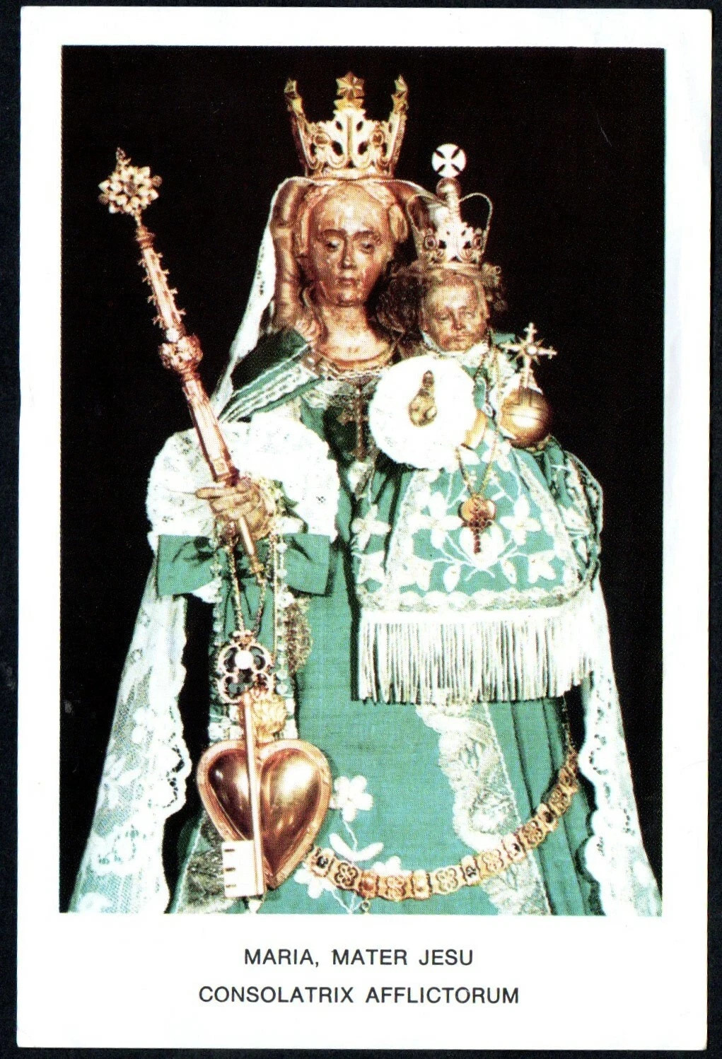 Holy card de la Virgin santino image pieuses estampa