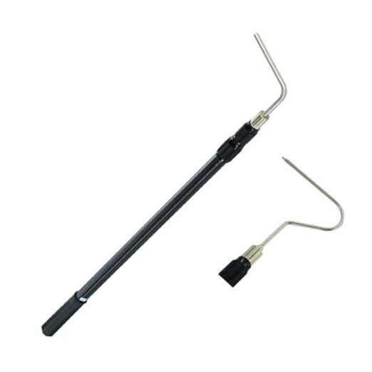 Heavy-Duty Truck Cargo Grabber w/Snake Hook | 7ft Extendable Aluminum Pole