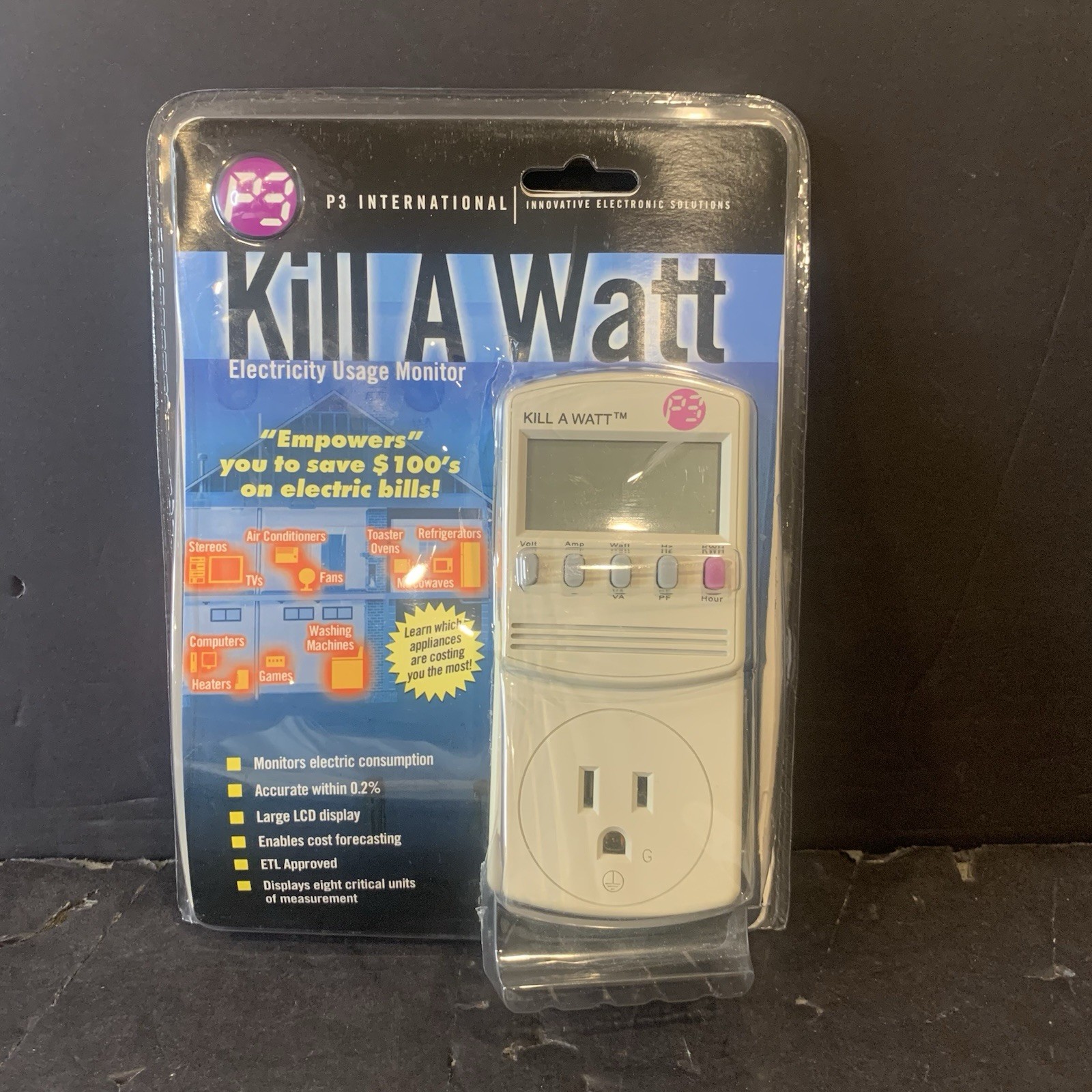 P3 International Kill-A-Watt Electricity Usage Monitor Model# P4400