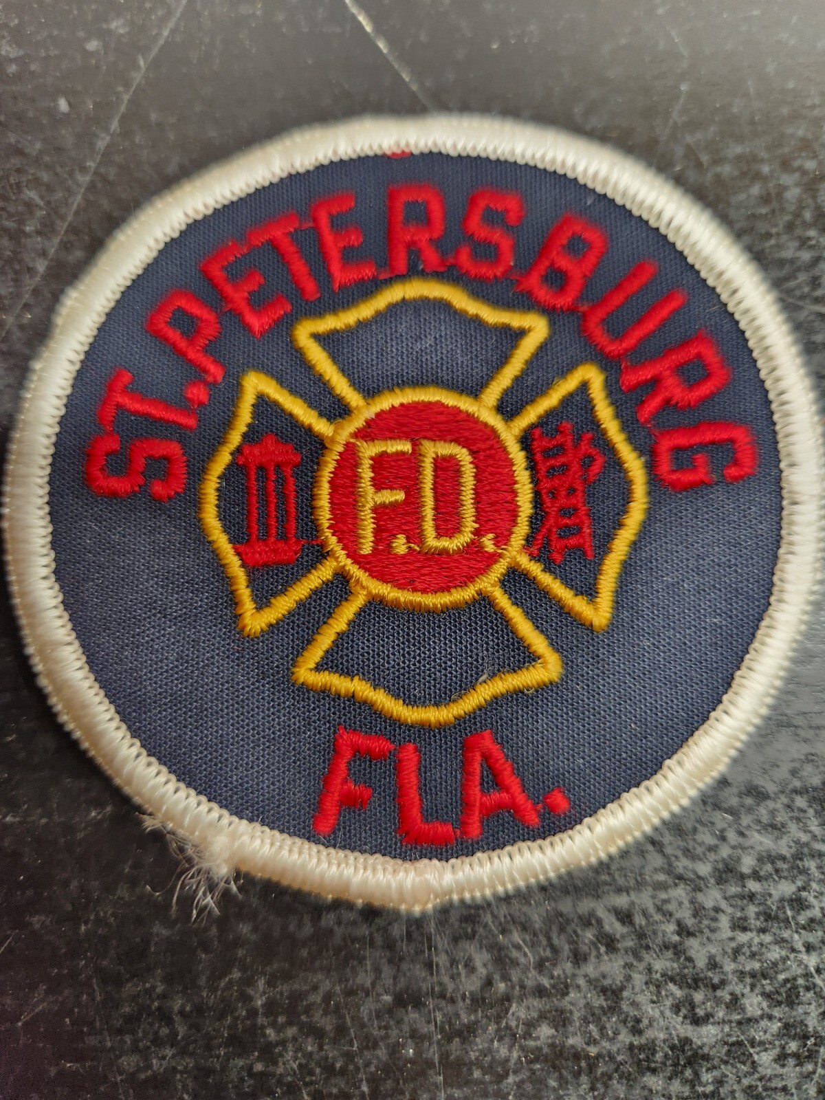 Vintage St. Petersburg Florida Fire Department Patch