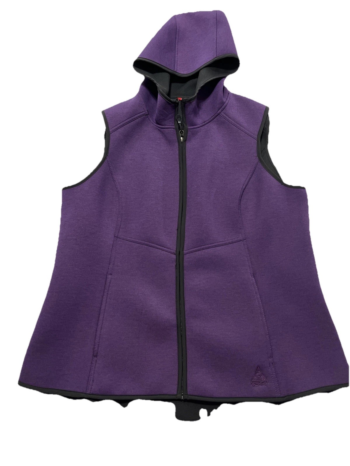 Gerry Women’s Scuba Vest Hoodie-XXL Purple
