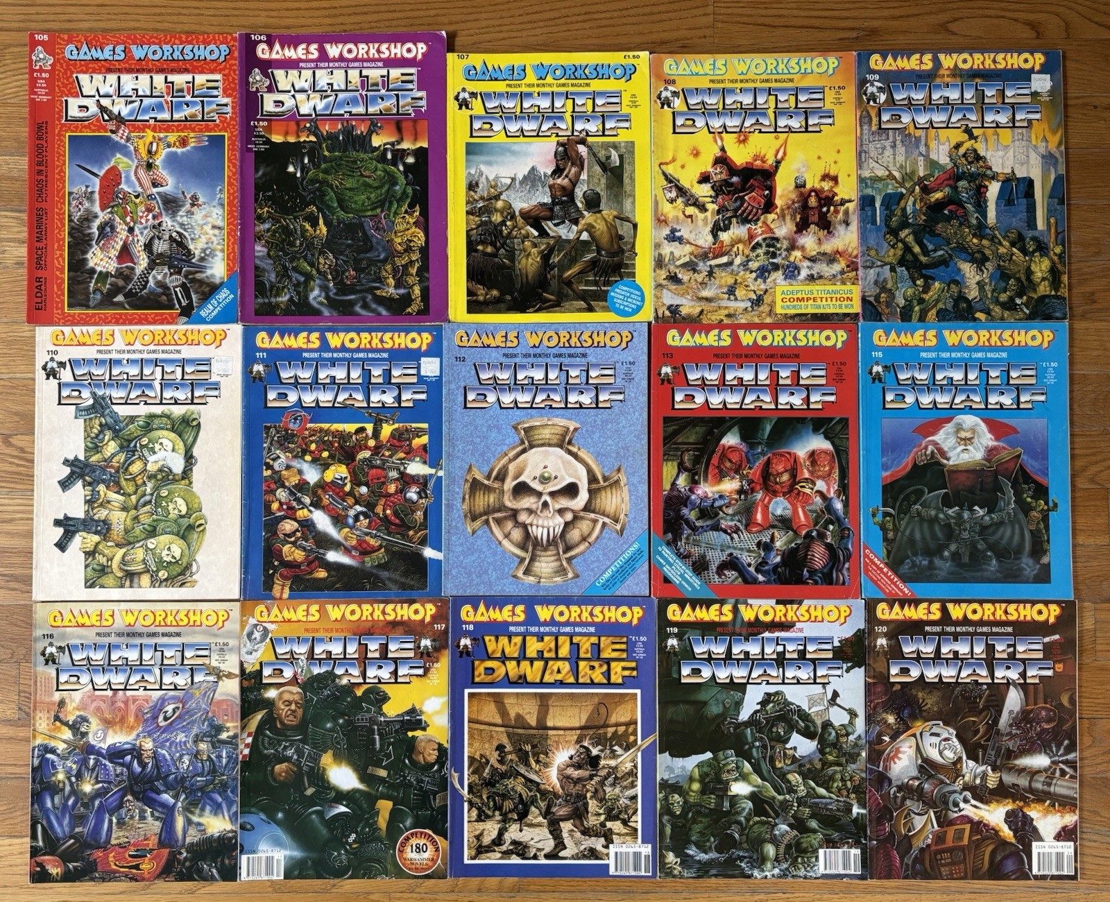 Lot Of 30 Vintage White Dwarf Magazines from 1988 - 1991