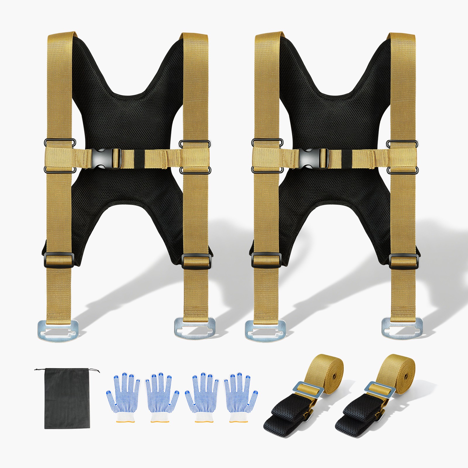 Uimoso Durable Moving Straps for Two People, Supports Up to 1000 lbs