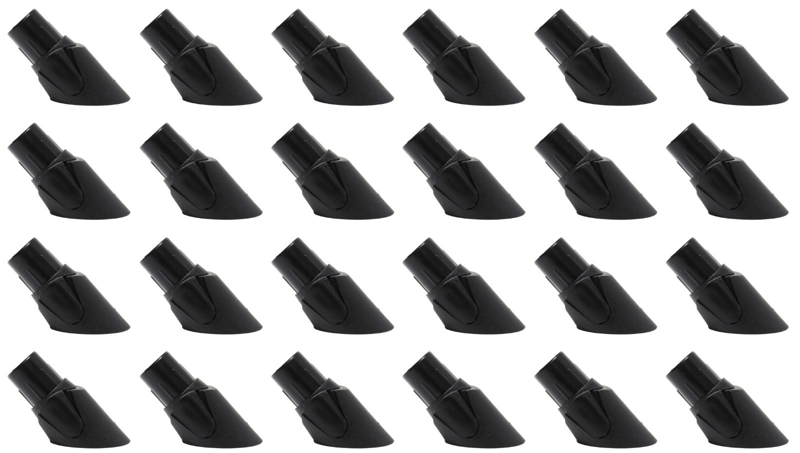 3/4" Black Plastic Adjustable Baluster Connector for Tube Posts