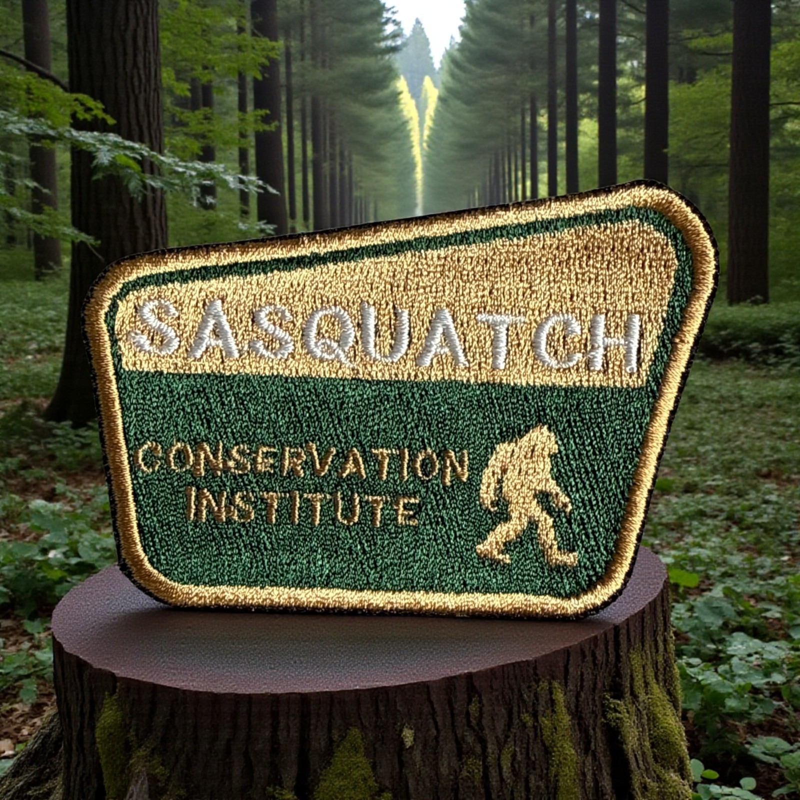 Sasquatch Embroidery Patch 2.51" X 3.60'
