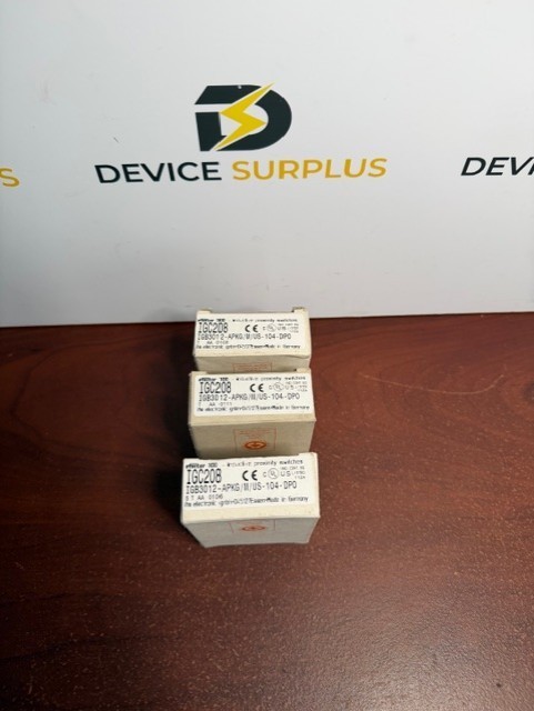 (3) IFM IGC208 Proximity Sensor Effector IGB3012-APKG/M/US-104-DPO Lot of 3 New