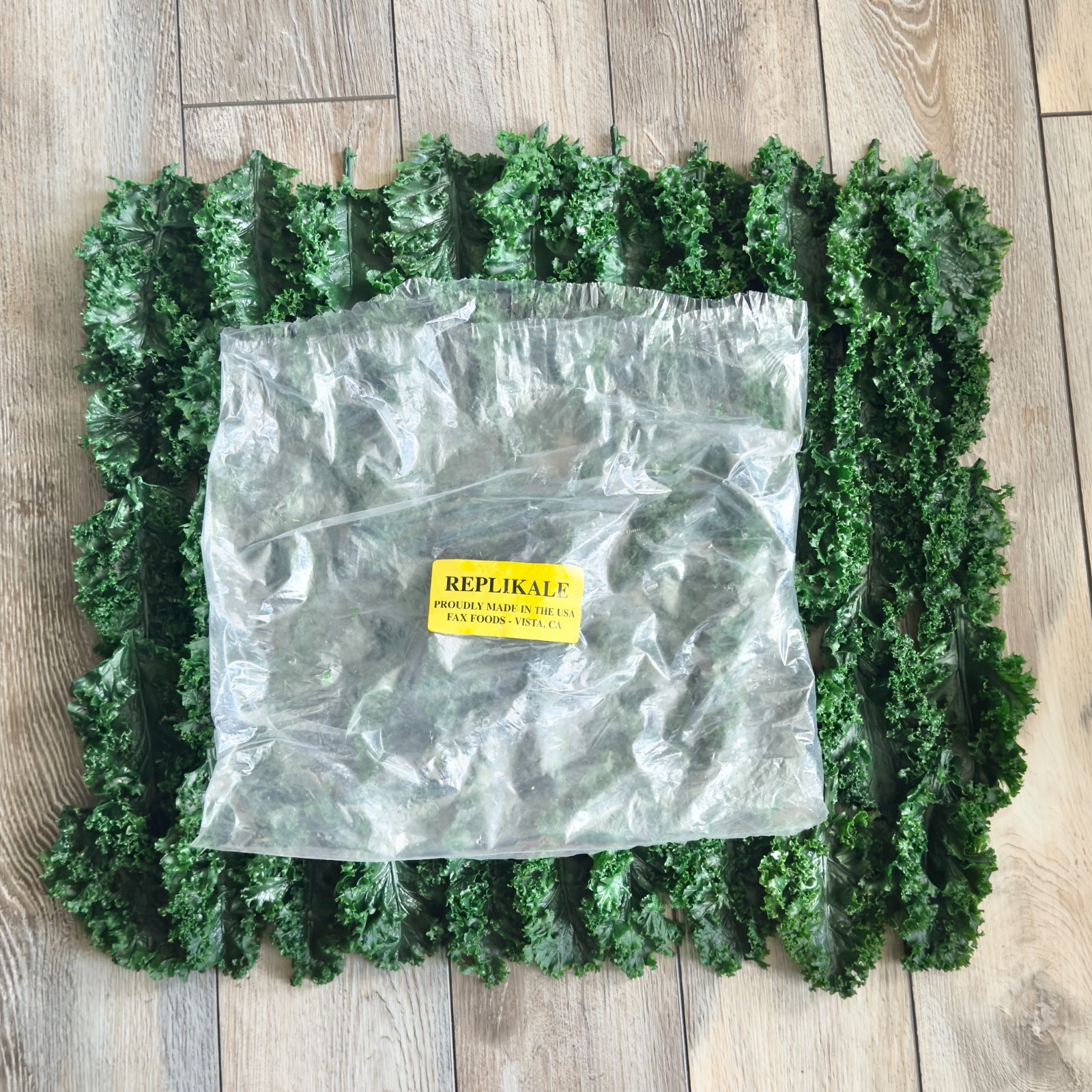 Replica Kale Artificial Kale Garnishing Greens Lot Of 50 pcs Fax Foods Replikale