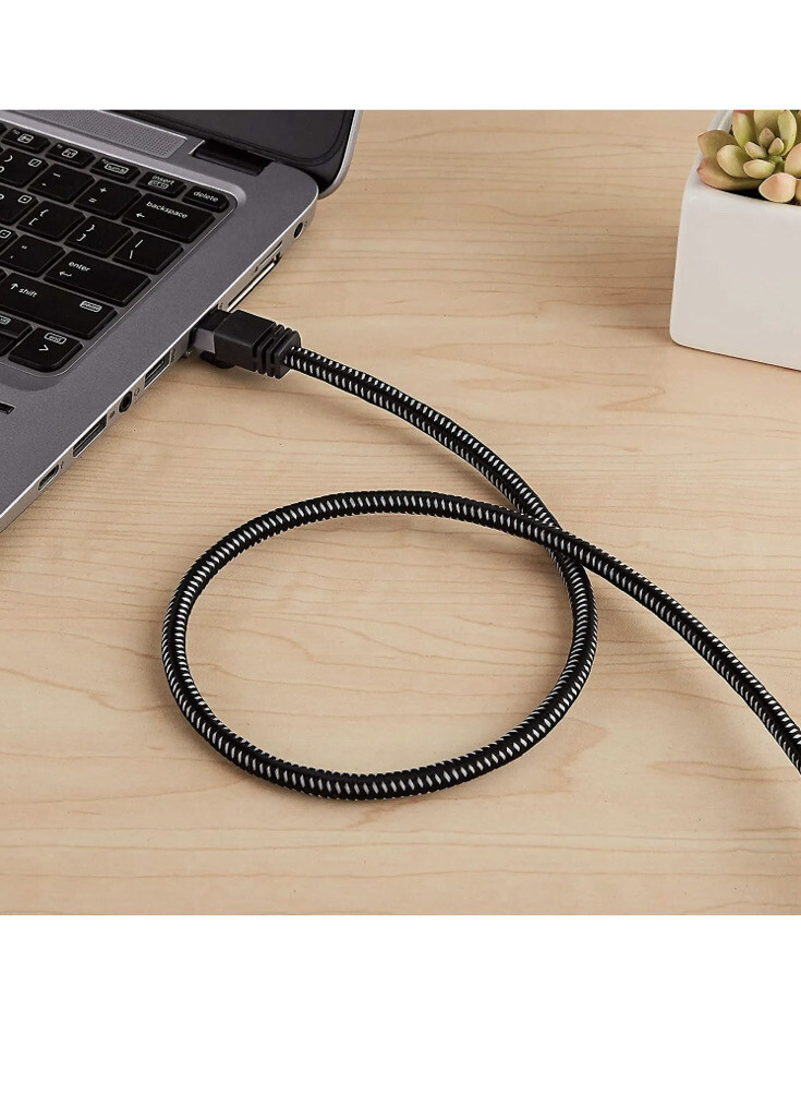 50 Feet Amazon Basics Braided RJ45 Cat-7 Gigabit Ethernet Patch Internet Cable