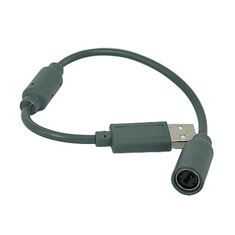 2 Pack Replacement Dongle USB Breakaway Cable For Xbox 360 Wired Controllers