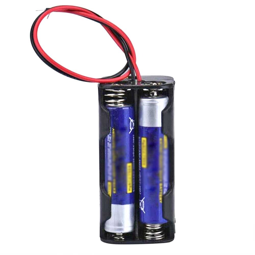 4Pcs Four/4X AAA DIY Battery Holder Case Box Base 6V/5V Volt With Bare Wire Ends