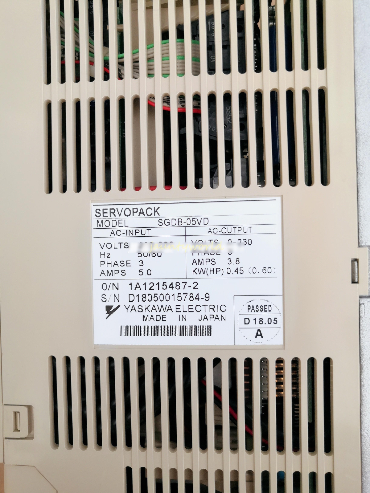 1PC New YASKAWA Servo Driver SGDB-05VD SGDB05VD